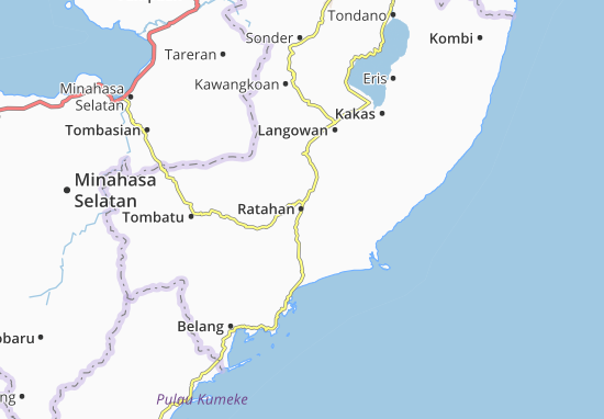Mapa Ratahan