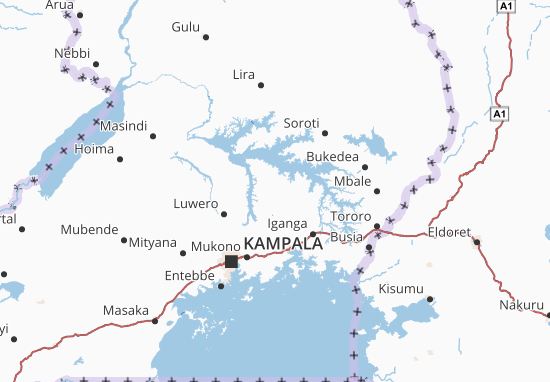Mapa Kamuli