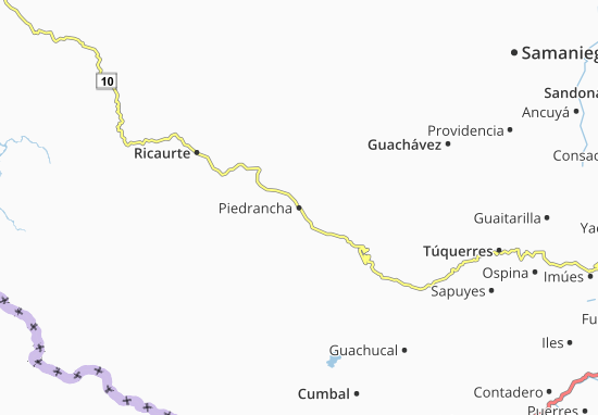 Karte Stadtplan Piedrancha