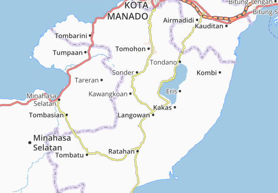 Mapa Minahasa