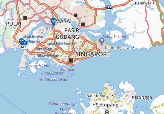 Mapa Tanjong Katong