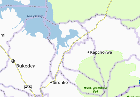 Mapa Bunambutye