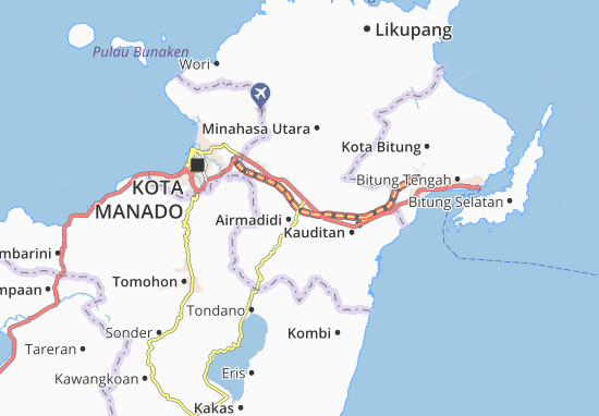 Mapa Airmadidi
