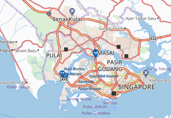 Mapa Lim Chu Kang