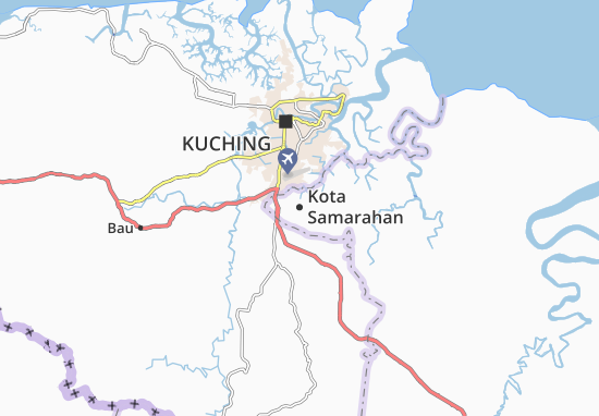Kaart Plattegrond Kota Samarahan