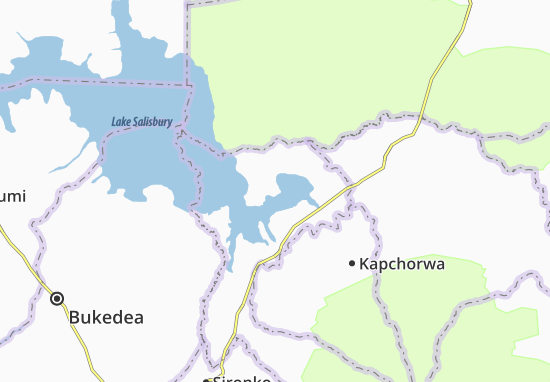 Mapa Bulambuli
