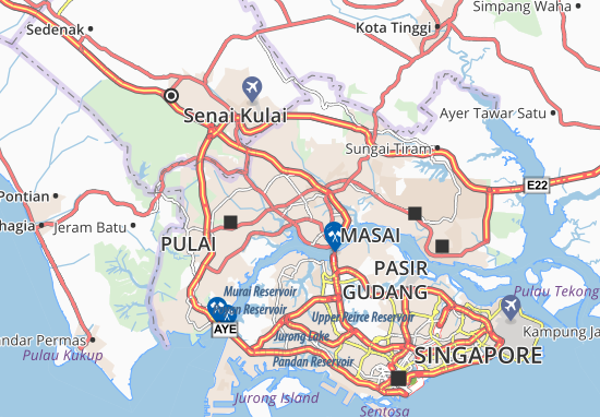 Michelin Kawasan Perindustrian Tampoi Map Viamichelin