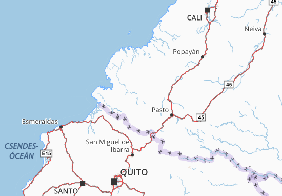 Karte Stadtplan Nariño