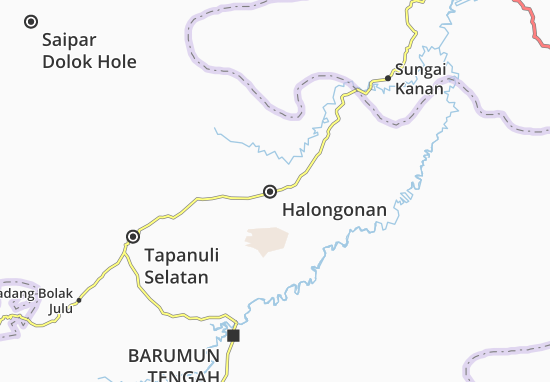 Karte Stadtplan Halongonan
