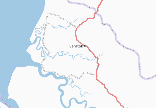 Saratok Map