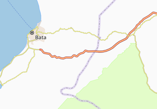 Mapa Ncoangala