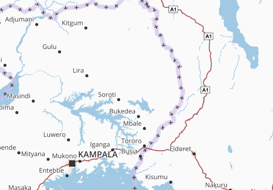Mapa Katakwi