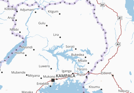 Mapa Kaberamaido