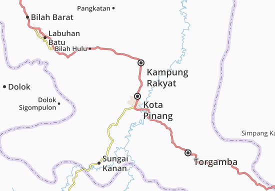Carte-Plan Kota Pinang