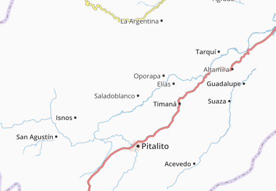 Kaart Plattegrond Saladoblanco