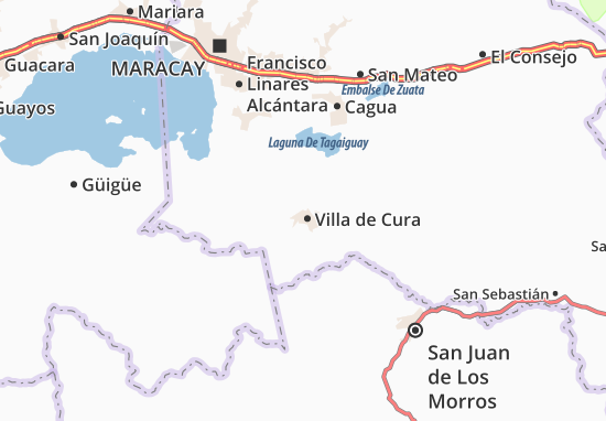 Mapa Villa de Cura