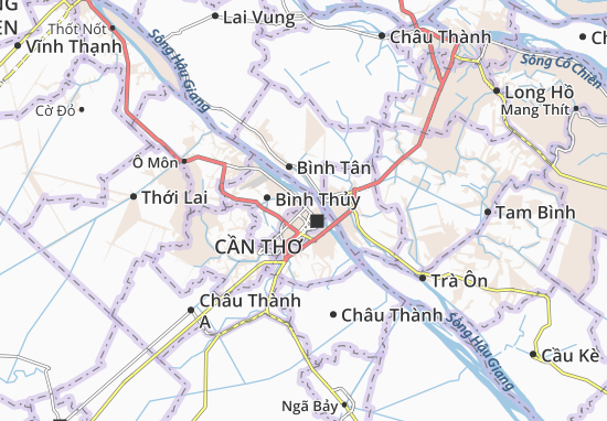Kaart Plattegrond An Hòa