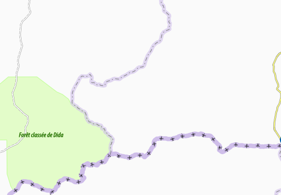 Karte Stadtplan Djigoue