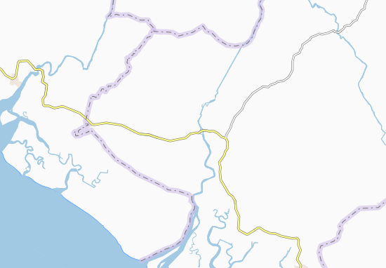 Mapa Tounéné