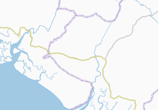 Mapa Kouratengo