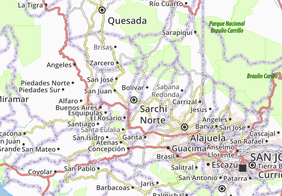 Kaart Plattegrond Castro