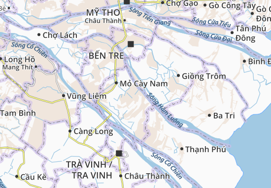 Mapa Bình Khánh Đông