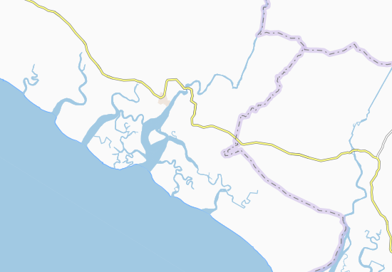 Karte Stadtplan Mahounde
