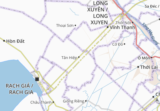 Karte Stadtplan Tân Hiệp B
