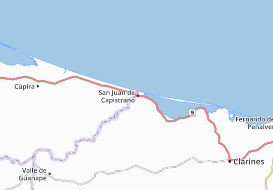 San Juan de Capistrano Map