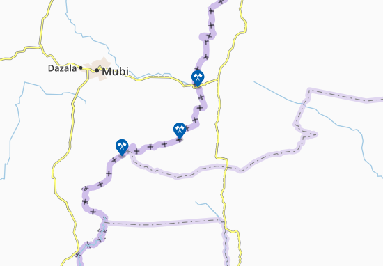 Mapa Boukoula