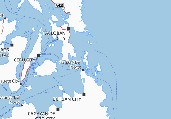 Karte Stadtplan Dinagat Islands