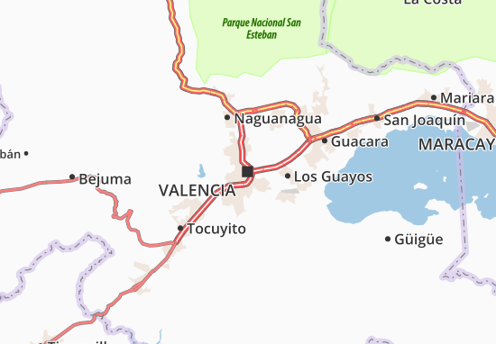 Kaart Plattegrond Valencia
