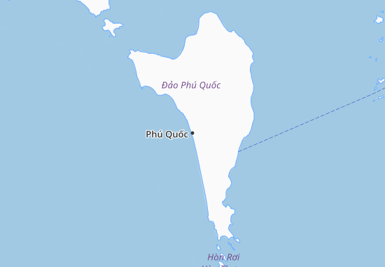 Kaart Plattegrond Phú Quốc