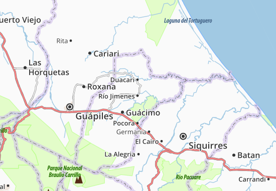 Mapa Río Jimenes