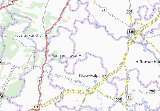 Mapa Ponnamaravati