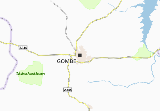 Mapa Gombe