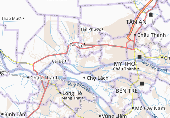 Kaart Plattegrond Long Trung