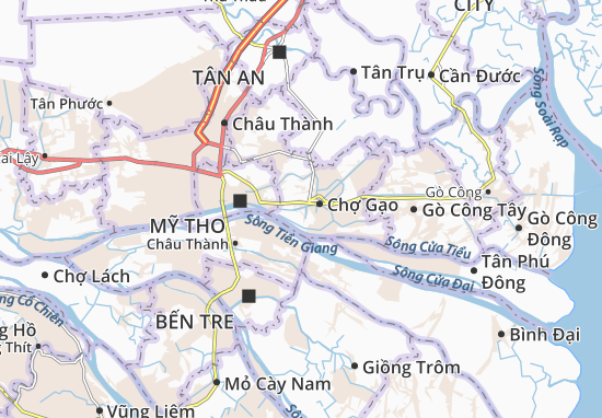 Kaart Plattegrond Xuân Đông
