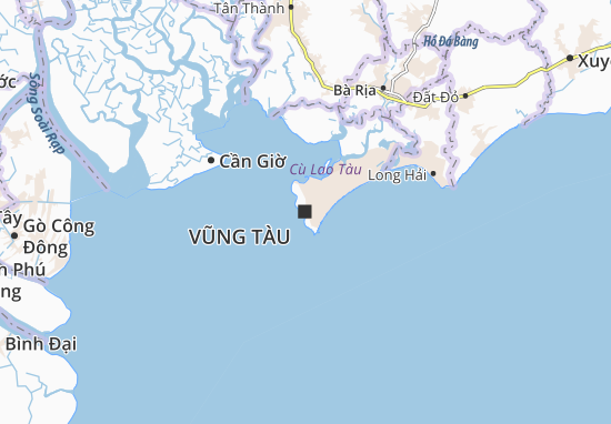Karte Stadtplan Vũng Tàu