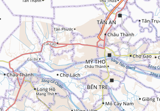 Mapa Bàn Long