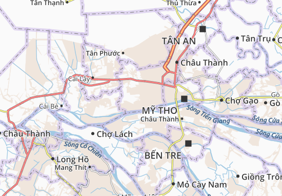 Karte Stadtplan Vĩnh Kim