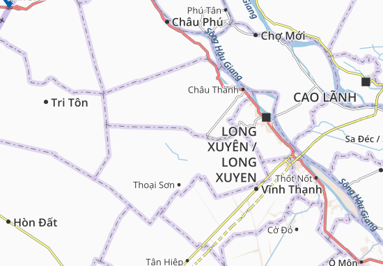 Karte Stadtplan Vĩnh Phú