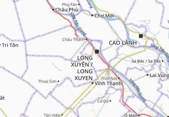Karte Stadtplan Phú Hòa