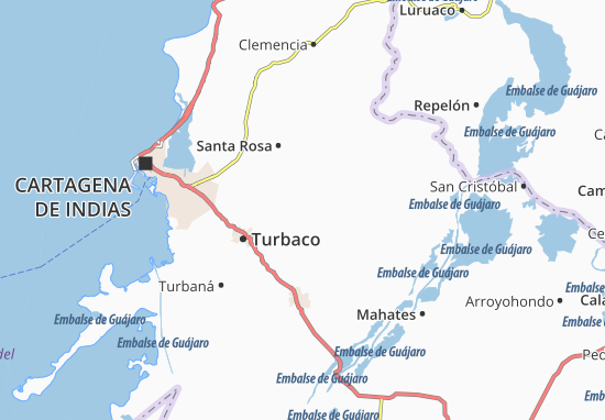 Mapa MICHELIN Maracaibo - mapa Maracaibo - ViaMichelin