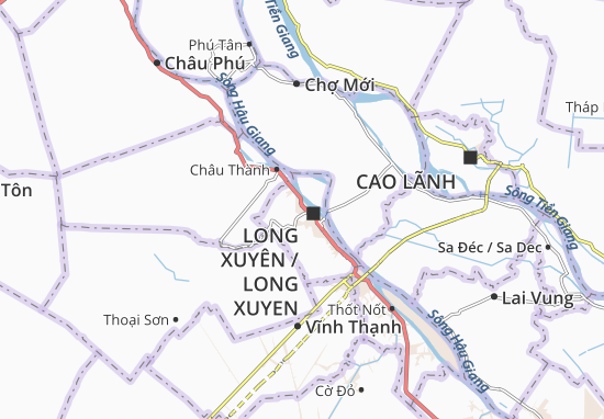 Karte Stadtplan Bình Khánh