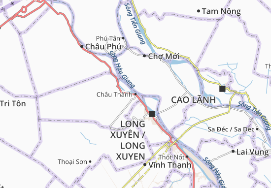 Mapa Châu Thành