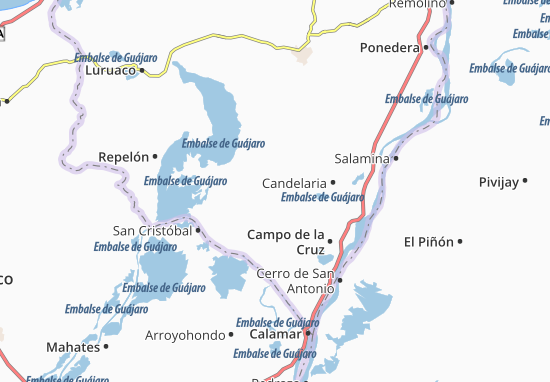 Kaart Plattegrond Manatí