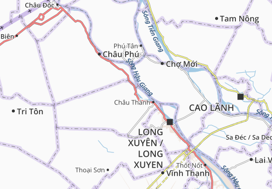 Karte Stadtplan Bình Hòa