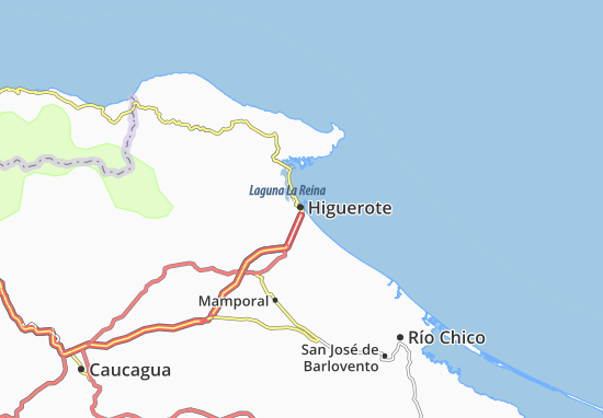 Kaart Plattegrond Higuerote