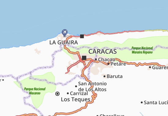Carte-Plan Caracas